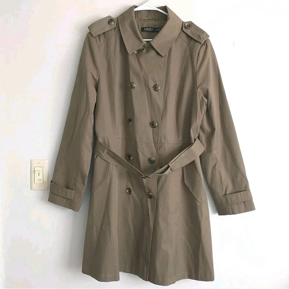 Ralph Lauren Tan Trench Coat